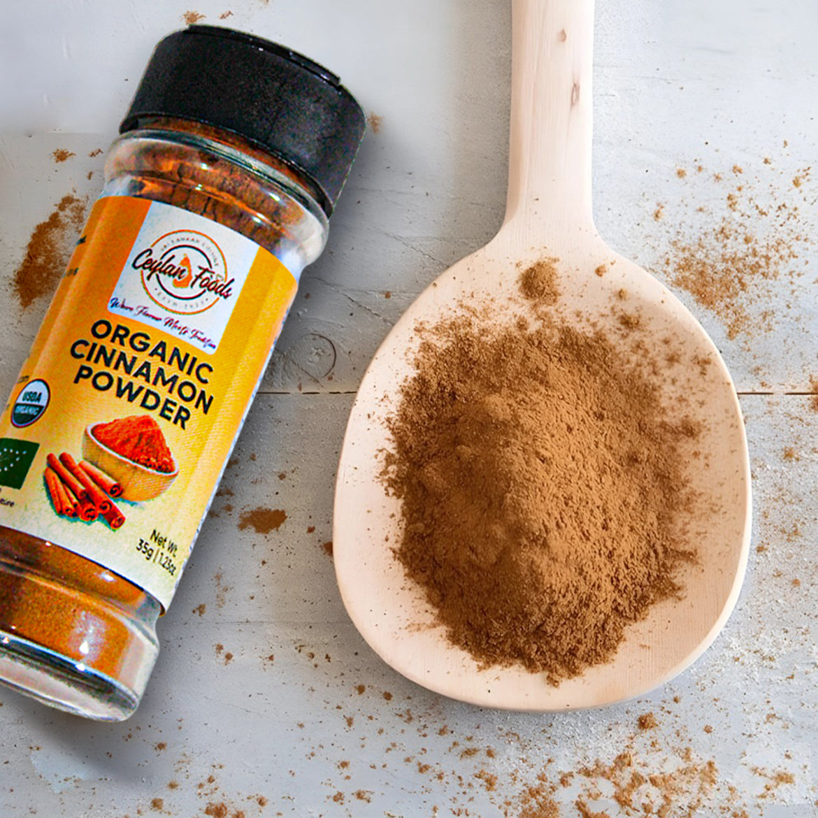 Organic Cinnamon Powder (Bottle)