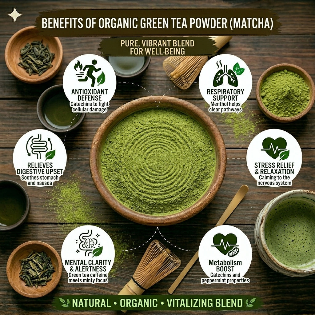 Organic Green Tea with Peppermint