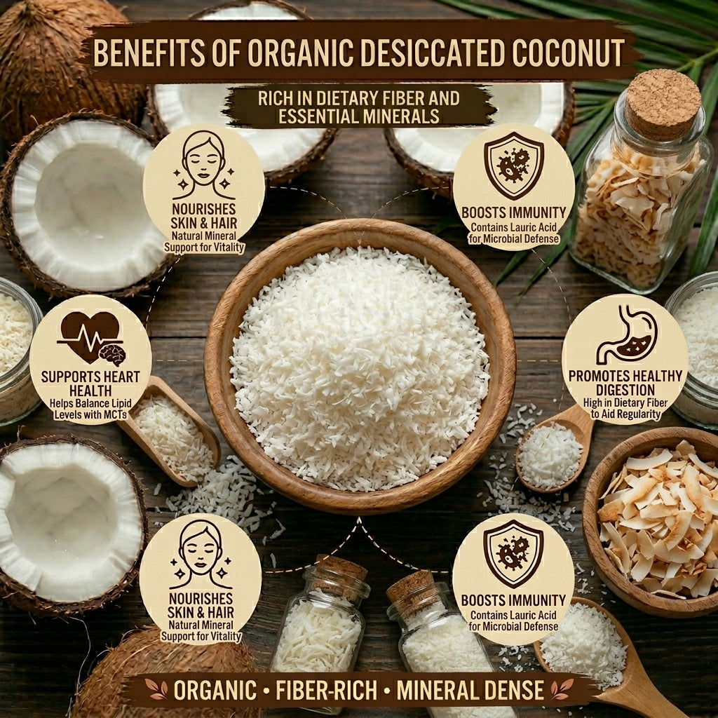 Organic Desiccated Coconut (Medium)