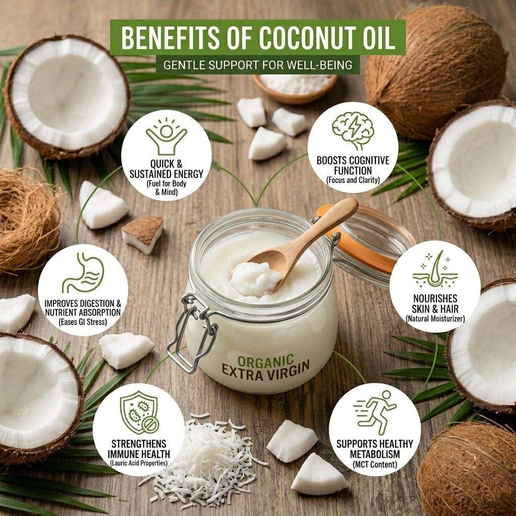 Organic Extra Virgin Coconut Oil - 10kg